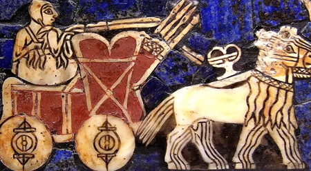 carro sumerio batalla